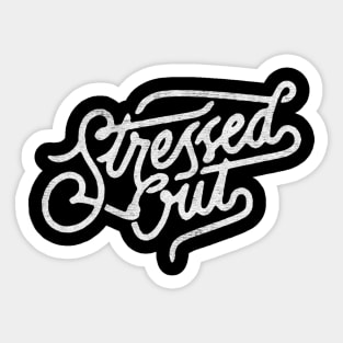 Stressed out anxiety Sticker